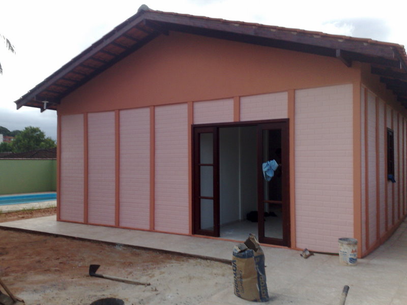 Casa entregue Resgate Construções
